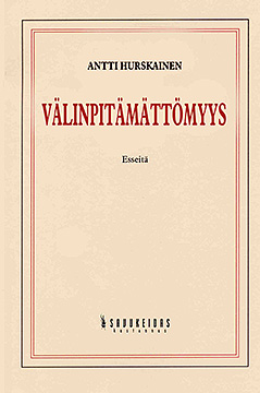 Antti Hurskainen: Välinpitämättömyys-kirjan kansi